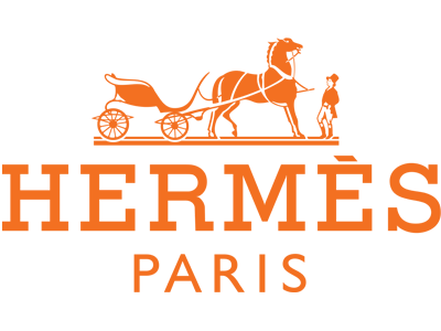Hermés 8-Ties Exhibition at The Shops at the Bravern Logo