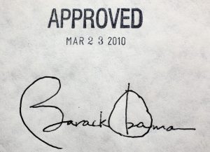 Former President Barack Obama signed the Affordable Care Act, known as Obamacare into law on March 23, 2010
